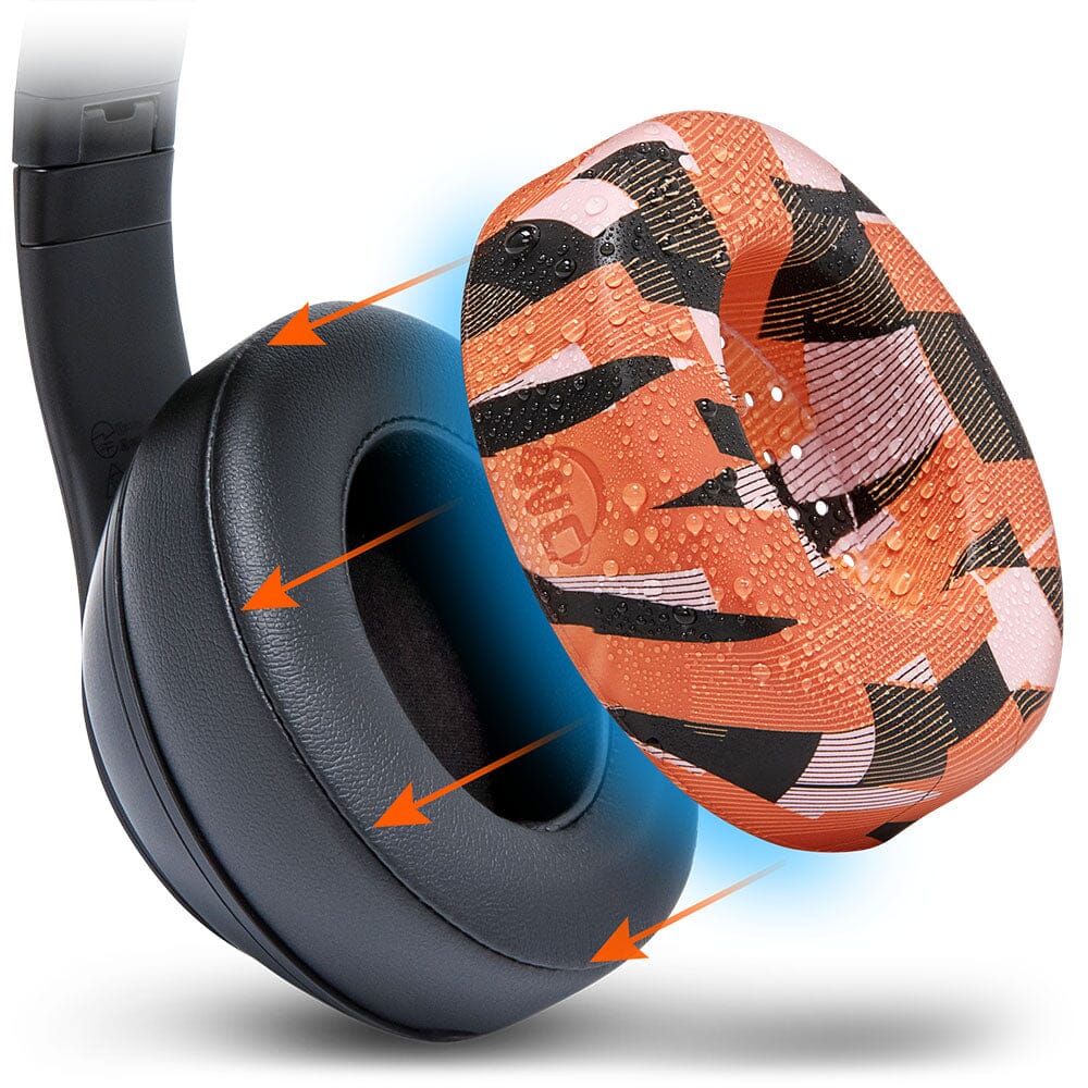 Apos Audio Wicked Cushions Sweat Covers Beats Studio 2 & 3 Earpad Sweat Covers - WC SweatZ Studio Orange Prism