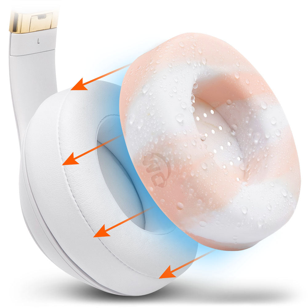Apos Audio Wicked Cushions Sweat Covers Beats Studio 2 & 3 Earpad Sweat Covers - WC SweatZ Studio Pink Marble