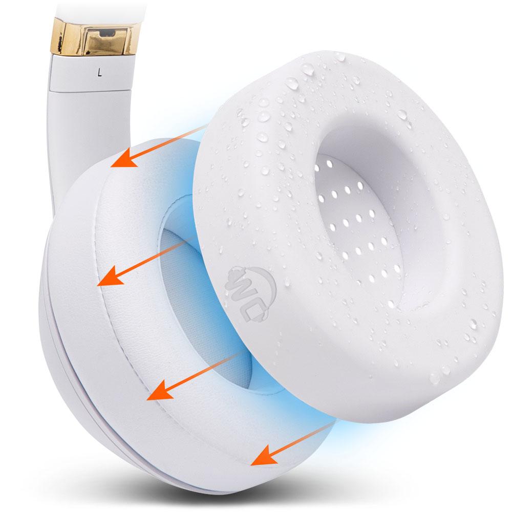 Apos Audio Wicked Cushions Sweat Covers Beats Studio 2 & 3 Earpad Sweat Covers - WC SweatZ Studio White