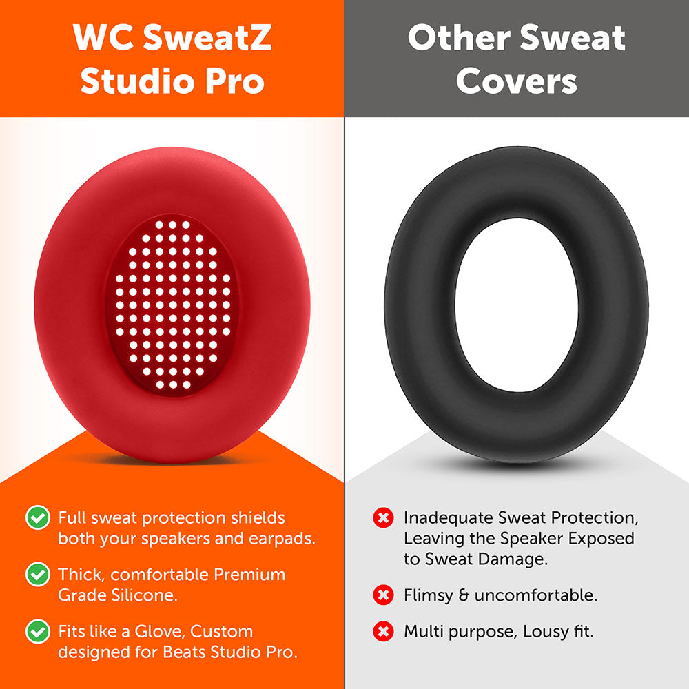 Apos Audio Wicked Cushions Sweat Covers Beats Studio Pro Earpad Sweat Covers - WC SweatZ Studio Pro