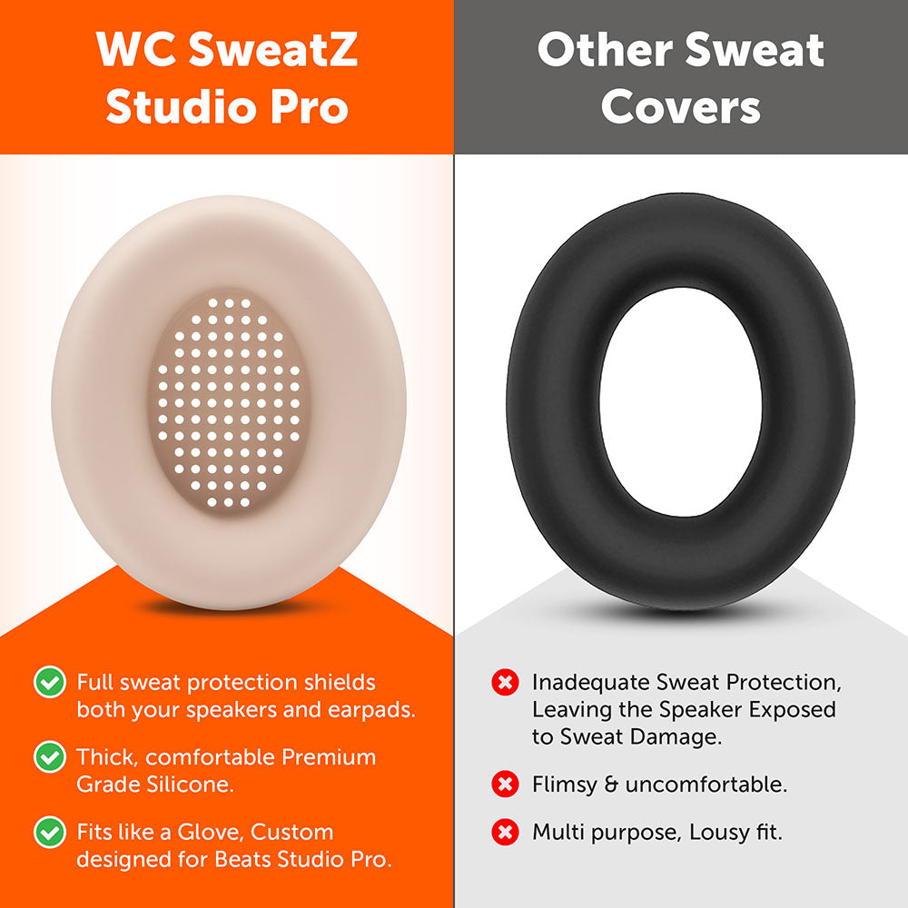 Apos Audio Wicked Cushions Sweat Covers Beats Studio Pro Earpad Sweat Covers - WC SweatZ Studio Pro