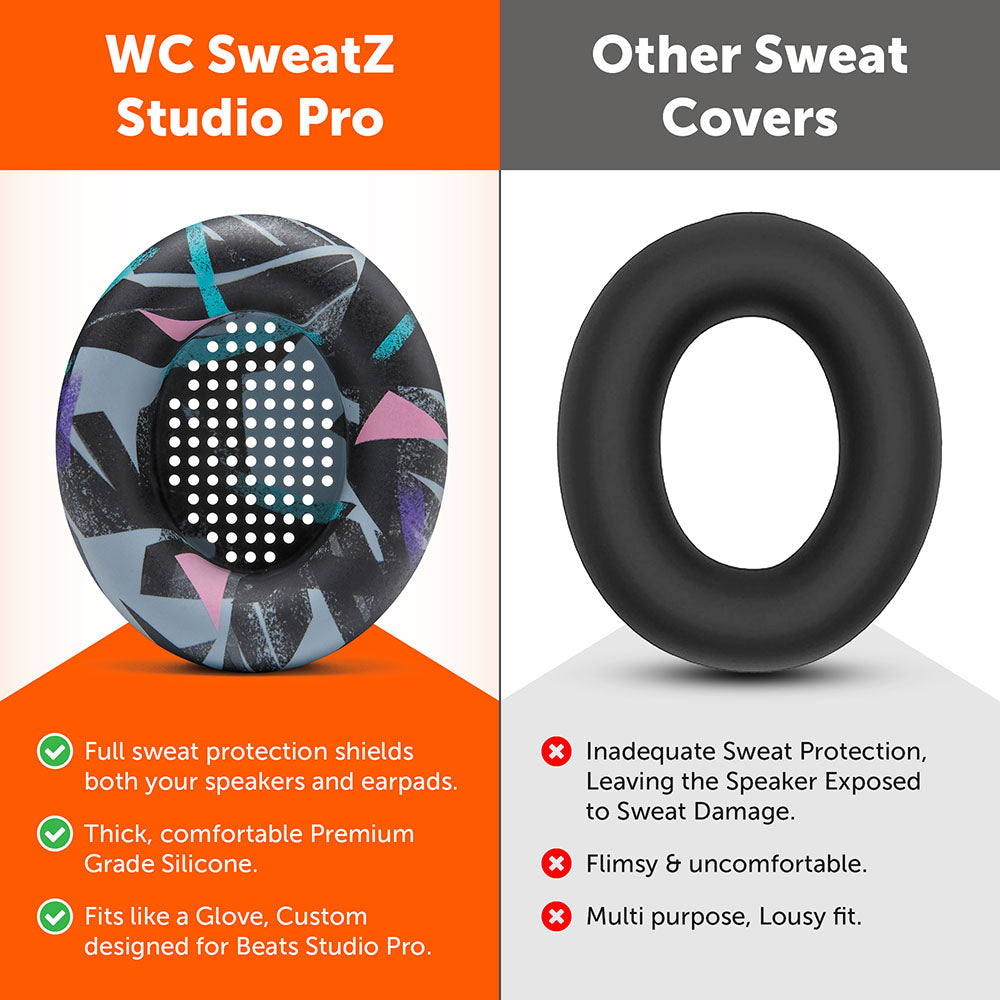 Apos Audio Wicked Cushions Sweat Covers Beats Studio Pro Earpad Sweat Covers - WC SweatZ Studio Pro