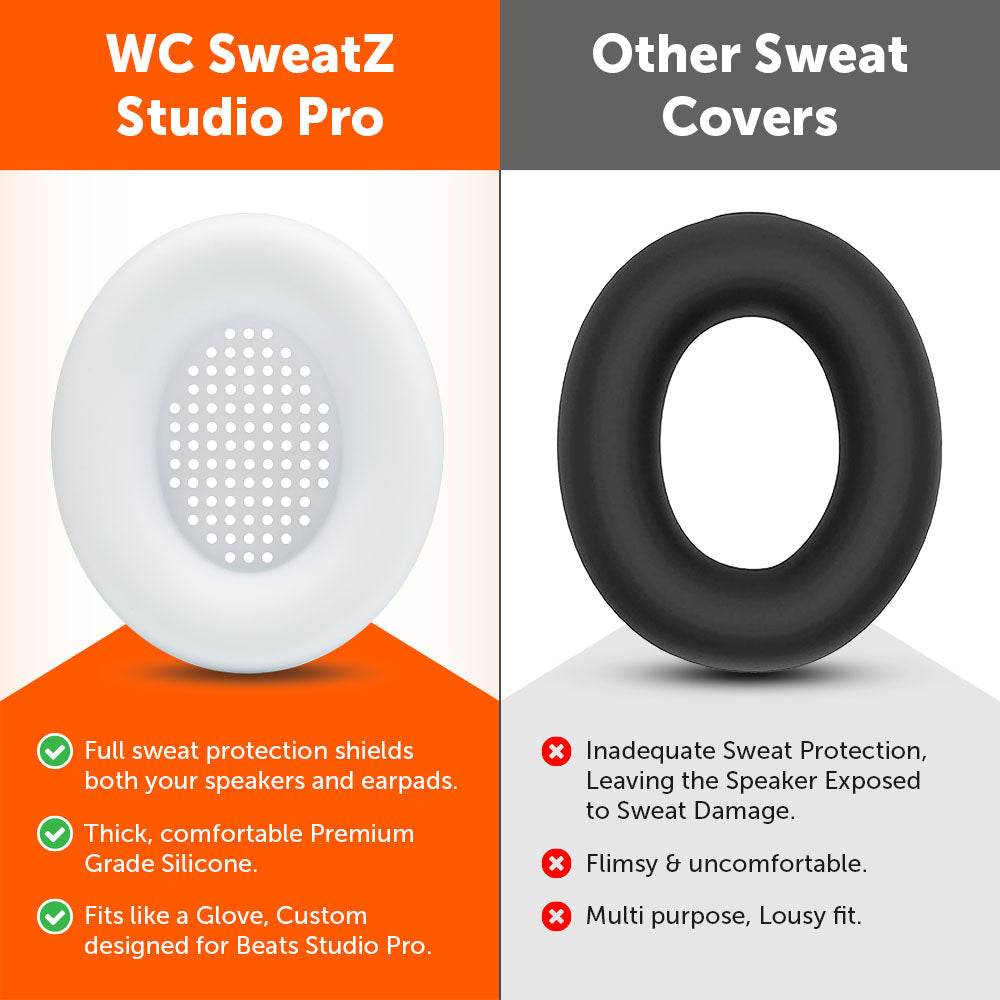 Apos Audio Wicked Cushions Sweat Covers Beats Studio Pro Earpad Sweat Covers - WC SweatZ Studio Pro