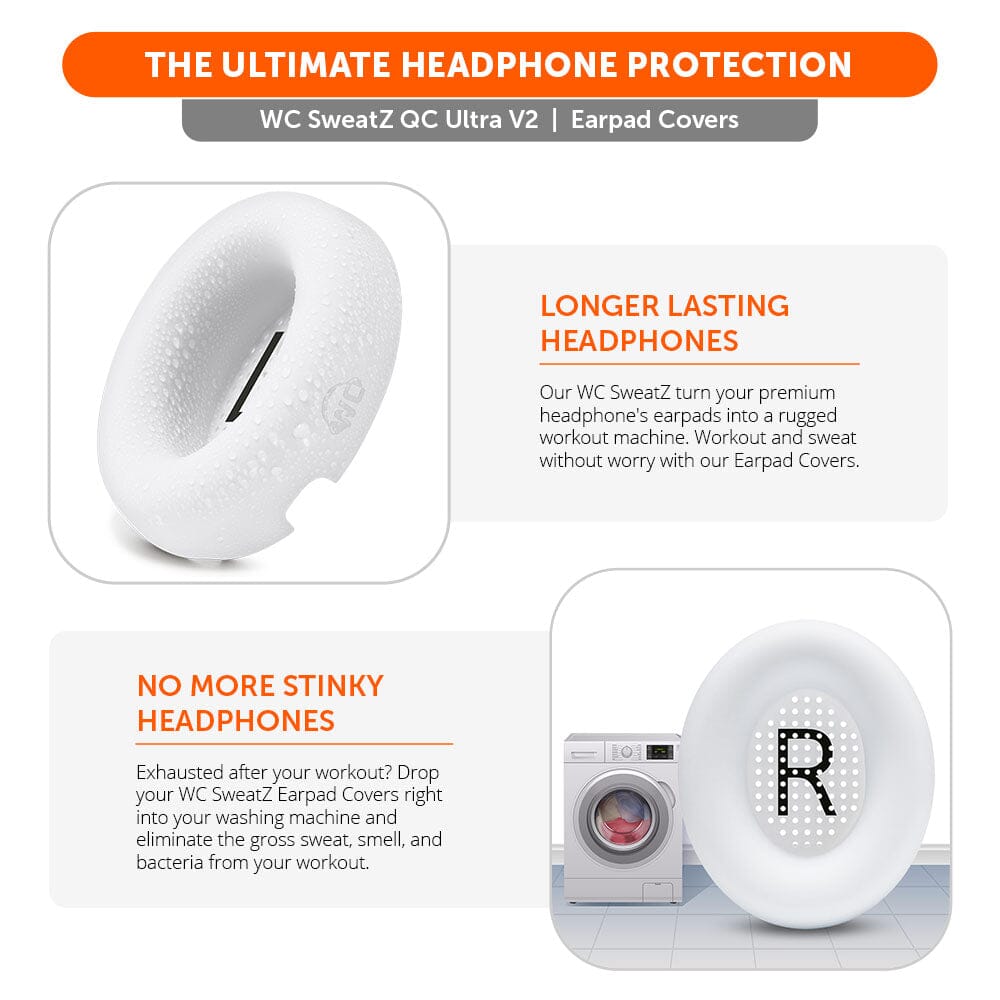 Apos Audio Wicked Cushions Sweat Covers Bose QuietComfort Ultra Gen 1 & Gen 2 Earpad Sweat Covers - WC SweatZ QC Ultra