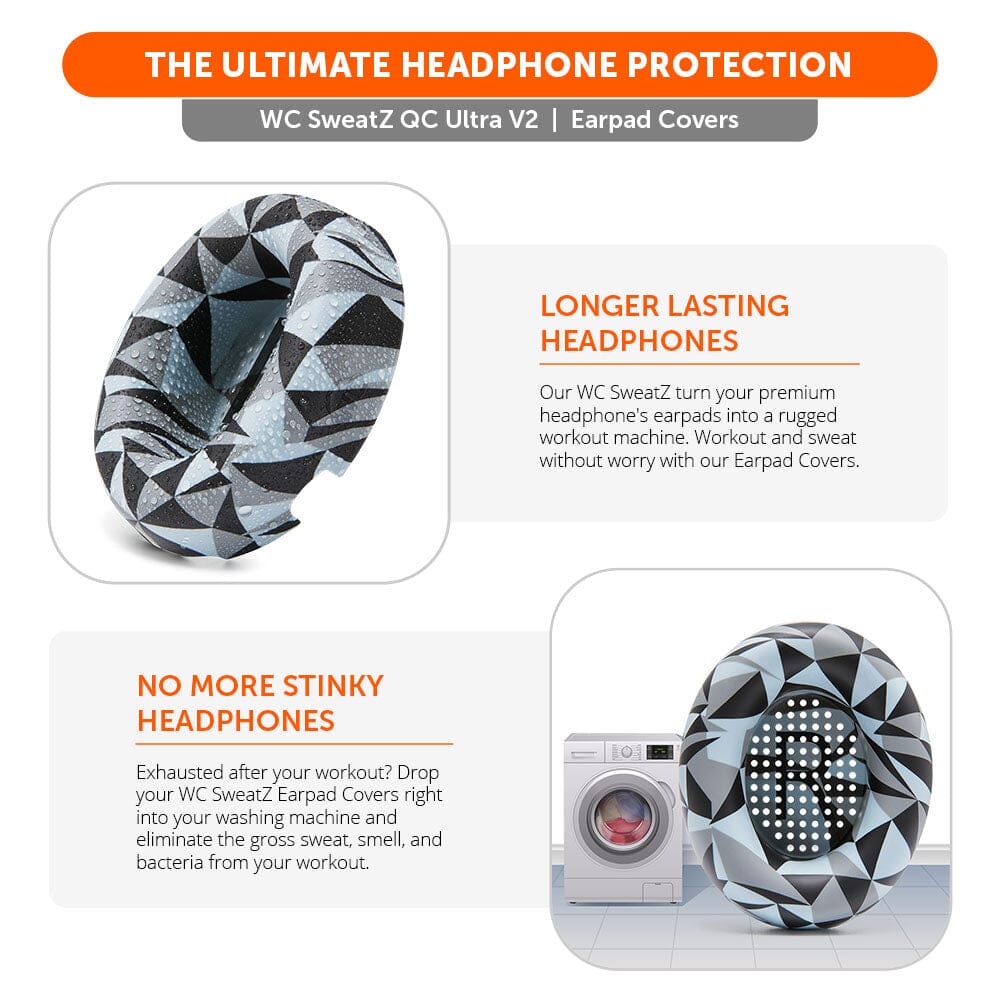 Apos Audio Wicked Cushions Sweat Covers Bose QuietComfort Ultra Gen 1 & Gen 2 Earpad Sweat Covers - WC SweatZ QC Ultra