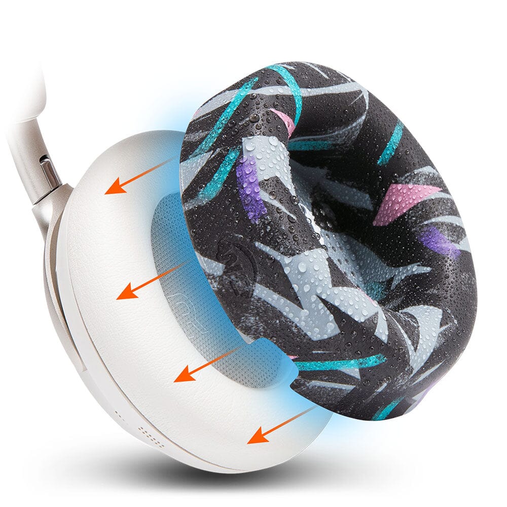 Apos Audio Wicked Cushions Sweat Covers Bose QuietComfort Ultra Gen 1 & Gen 2 Earpad Sweat Covers - WC SweatZ QC Ultra 90s Black