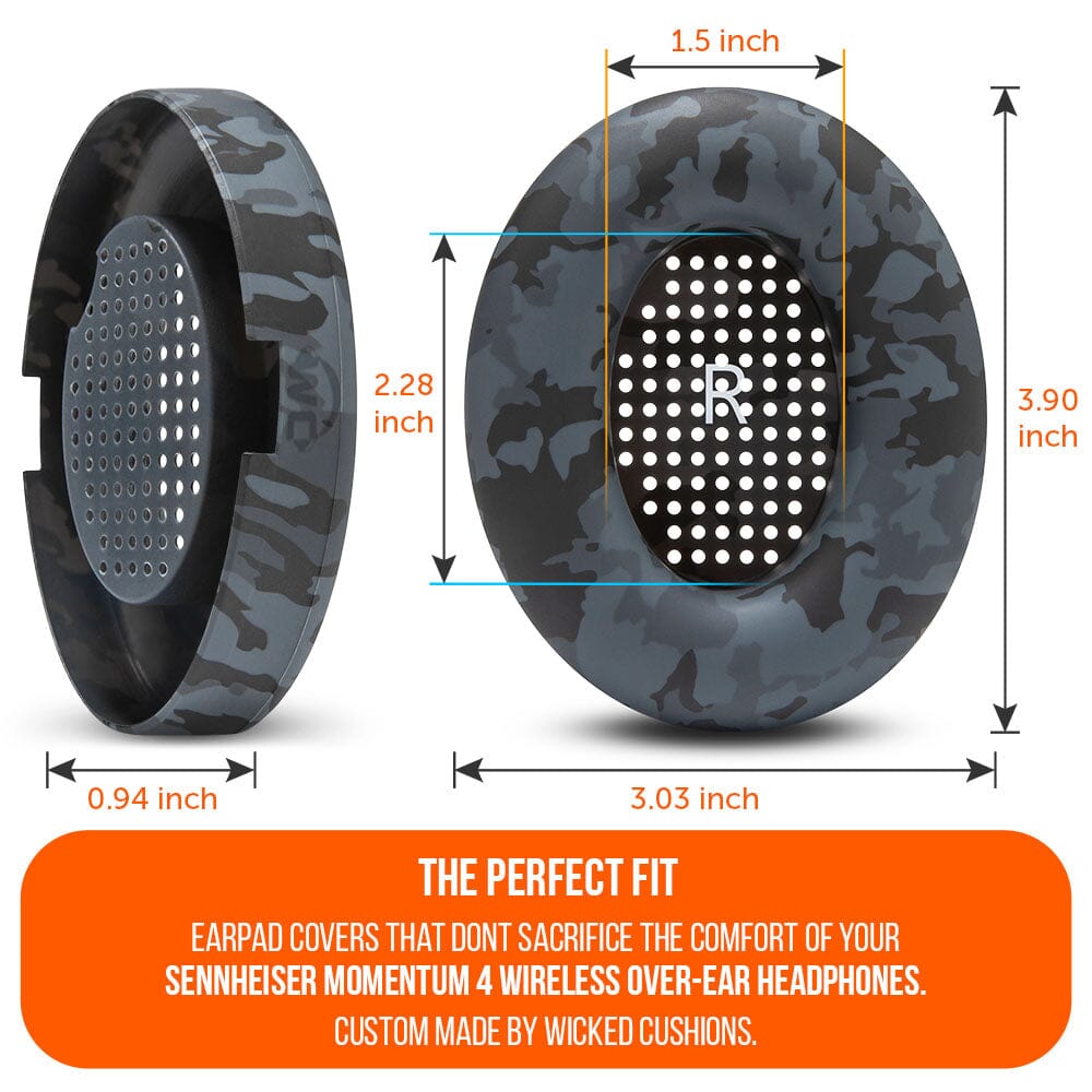 Apos Audio Wicked Cushions Sweat Covers Sennheiser Momentum 4 Earpad Sweat Covers - WC SweatZ Momentum 4