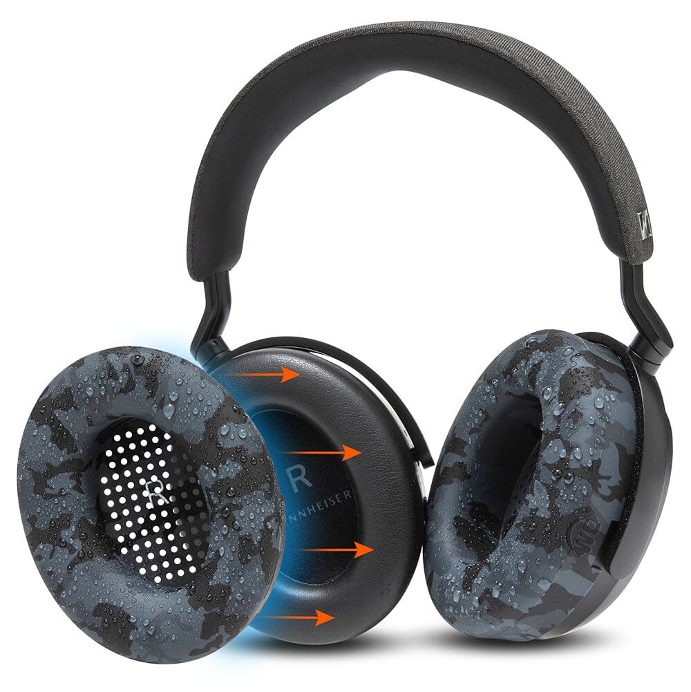 Apos Audio Wicked Cushions Sweat Covers Sennheiser Momentum 4 Earpad Sweat Covers - WC SweatZ Momentum 4 Black Camo