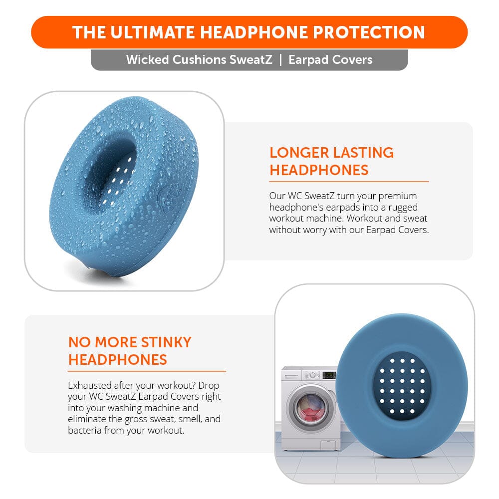Apos Audio Wicked Cushions Sweat Covers Small WC SweatZ Protective Headphone Earpad Covers