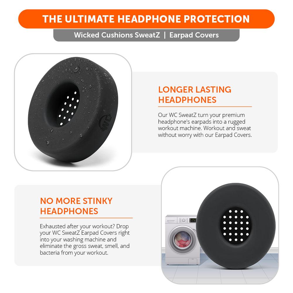 Apos Audio Wicked Cushions Sweat Covers Small WC SweatZ Protective Headphone Earpad Covers