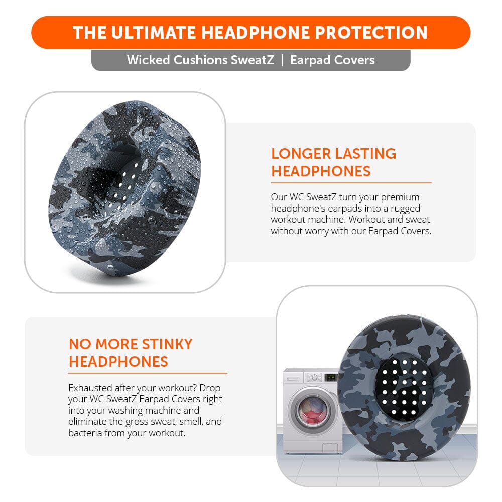 Apos Audio Wicked Cushions Sweat Covers Small WC SweatZ Protective Headphone Earpad Covers