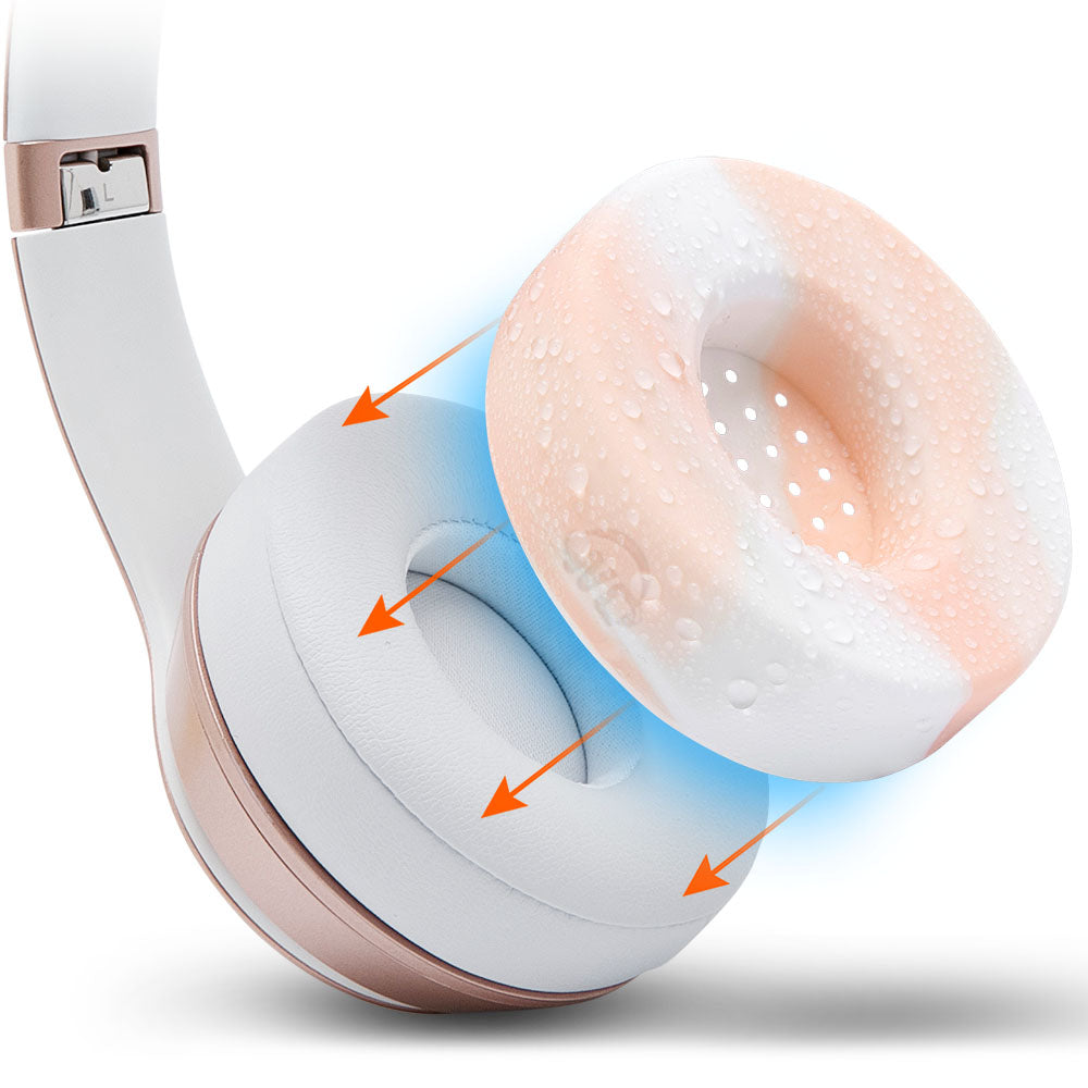 Apos Audio Wicked Cushions Sweat Covers Small WC SweatZ Protective Headphone Earpad Covers Pink Marble