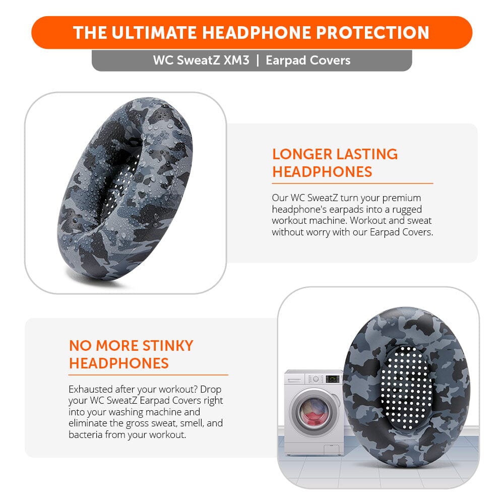 Apos Audio Wicked Cushions Sweat Covers Sony WH-1000XM3 Earpad Sweat Covers - WC SweatZ