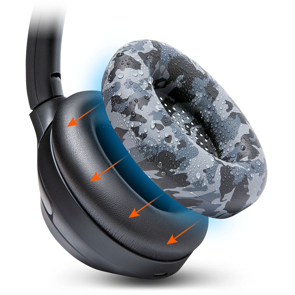Apos Audio Wicked Cushions Sweat Covers Sony WH-1000XM3 Earpad Sweat Covers - WC SweatZ Black Camo