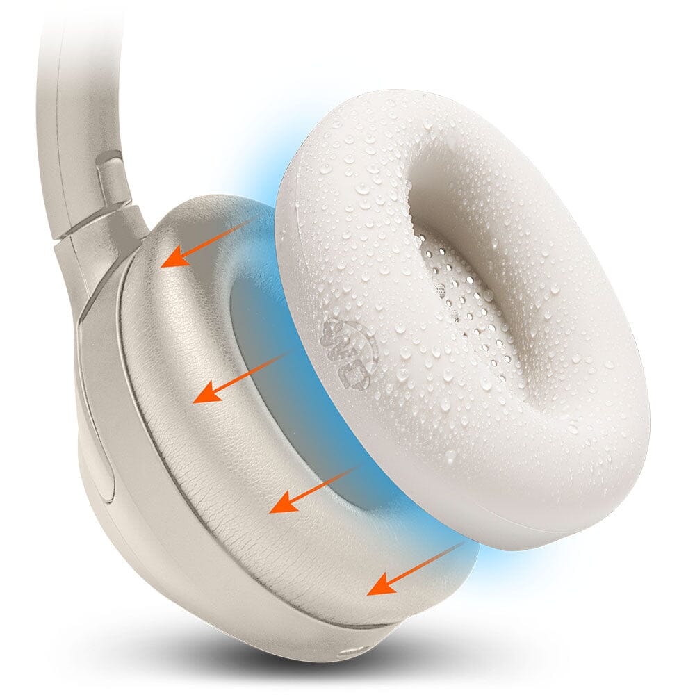 Apos Audio Wicked Cushions Sweat Covers Sony WH-1000XM4 Earpad Sweat Covers - WC SweatZ Beige