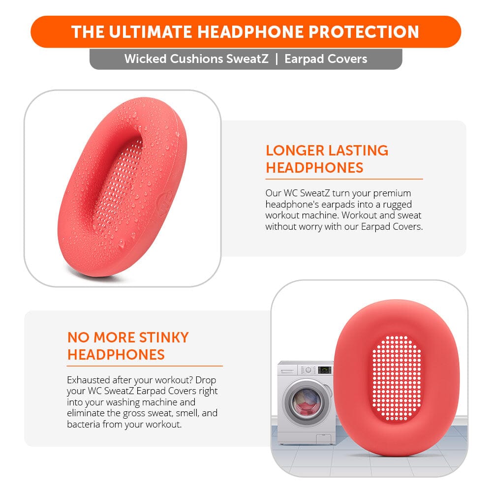 Apos Audio Wicked Cushions Sweat Covers Sony WH-1000XM5 Earpad Sweat Covers - WC SweatZ