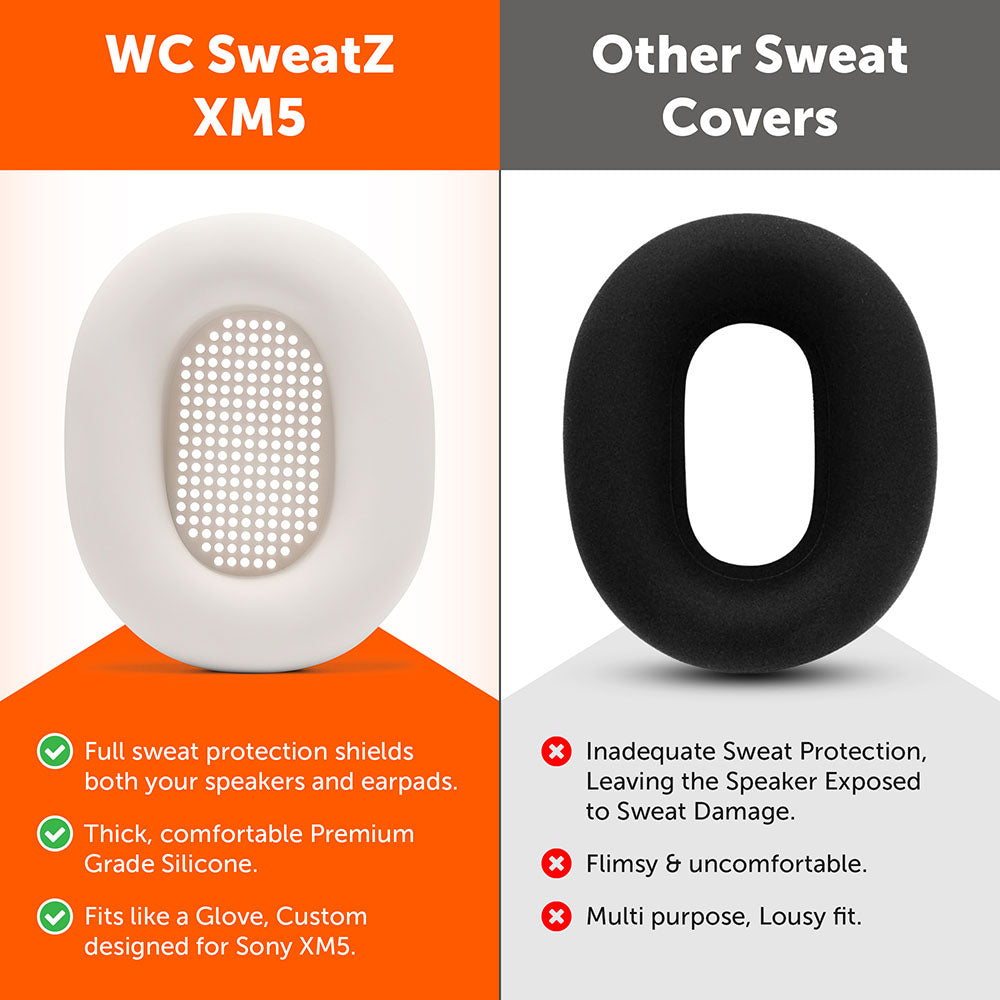 Apos Audio Wicked Cushions Sweat Covers Sony WH-1000XM5 Earpad Sweat Covers - WC SweatZ