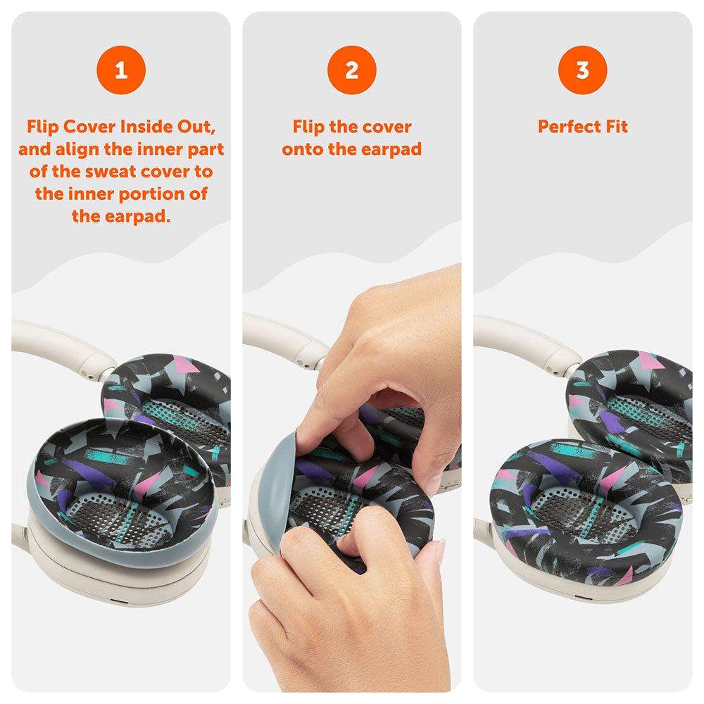Apos Audio Wicked Cushions Sweat Covers Sony WH-1000XM5 Earpad Sweat Covers - WC SweatZ