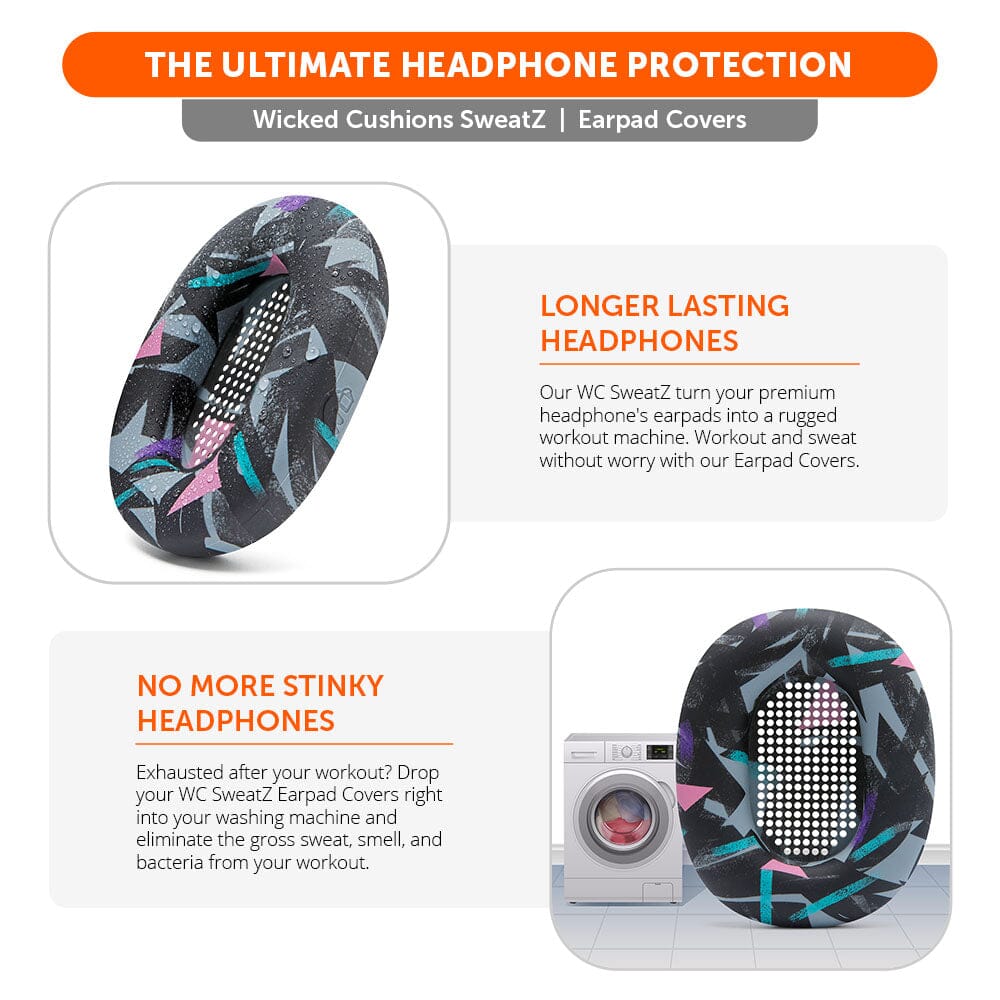 Apos Audio Wicked Cushions Sweat Covers Sony WH-1000XM5 Earpad Sweat Covers - WC SweatZ