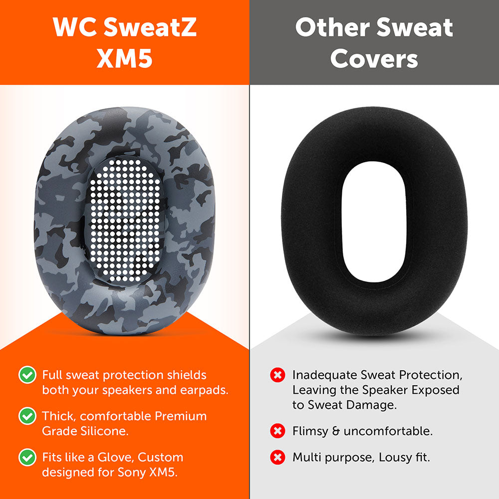 Apos Audio Wicked Cushions Sweat Covers Sony WH-1000XM5 Earpad Sweat Covers - WC SweatZ