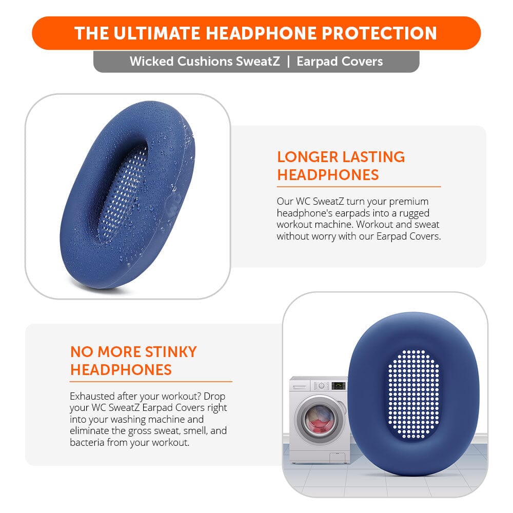 Apos Audio Wicked Cushions Sweat Covers Sony WH-1000XM5 Earpad Sweat Covers - WC SweatZ