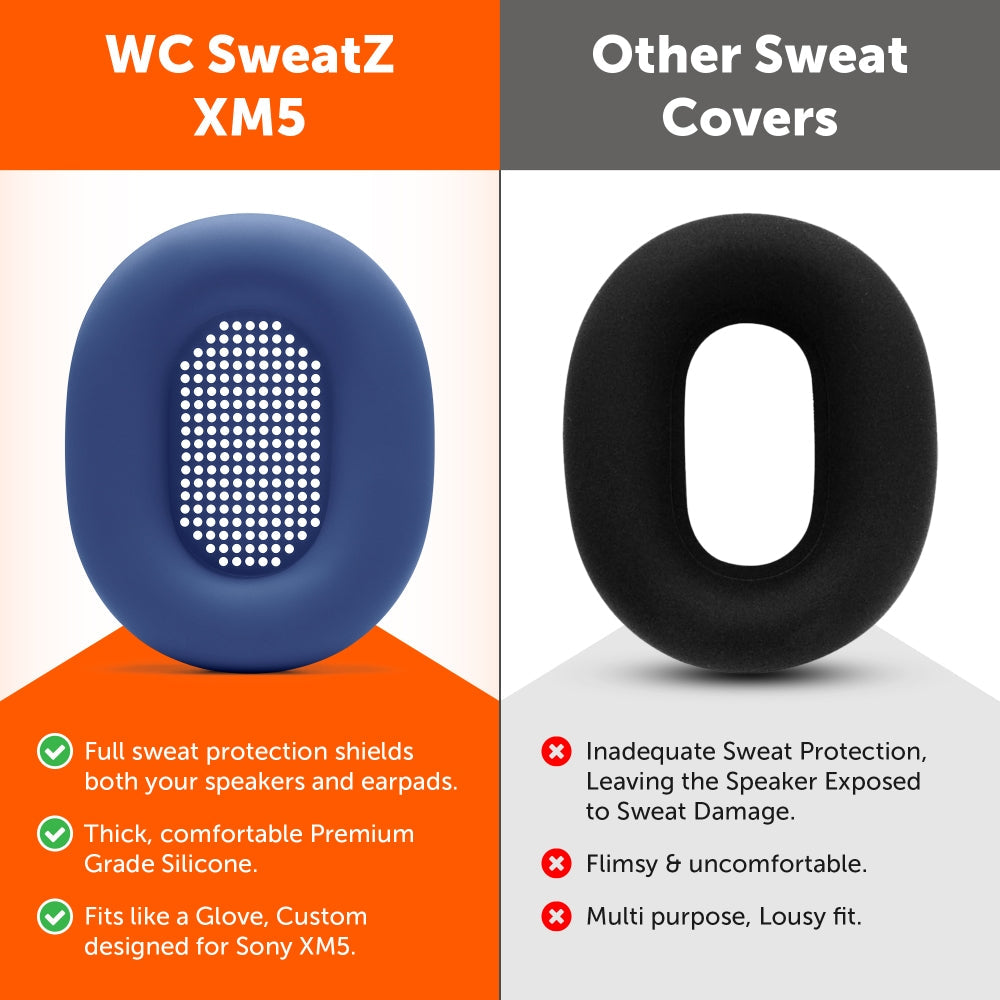 Apos Audio Wicked Cushions Sweat Covers Sony WH-1000XM5 Earpad Sweat Covers - WC SweatZ
