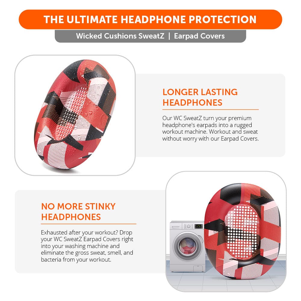 Apos Audio Wicked Cushions Sweat Covers Sony WH-1000XM5 Earpad Sweat Covers - WC SweatZ