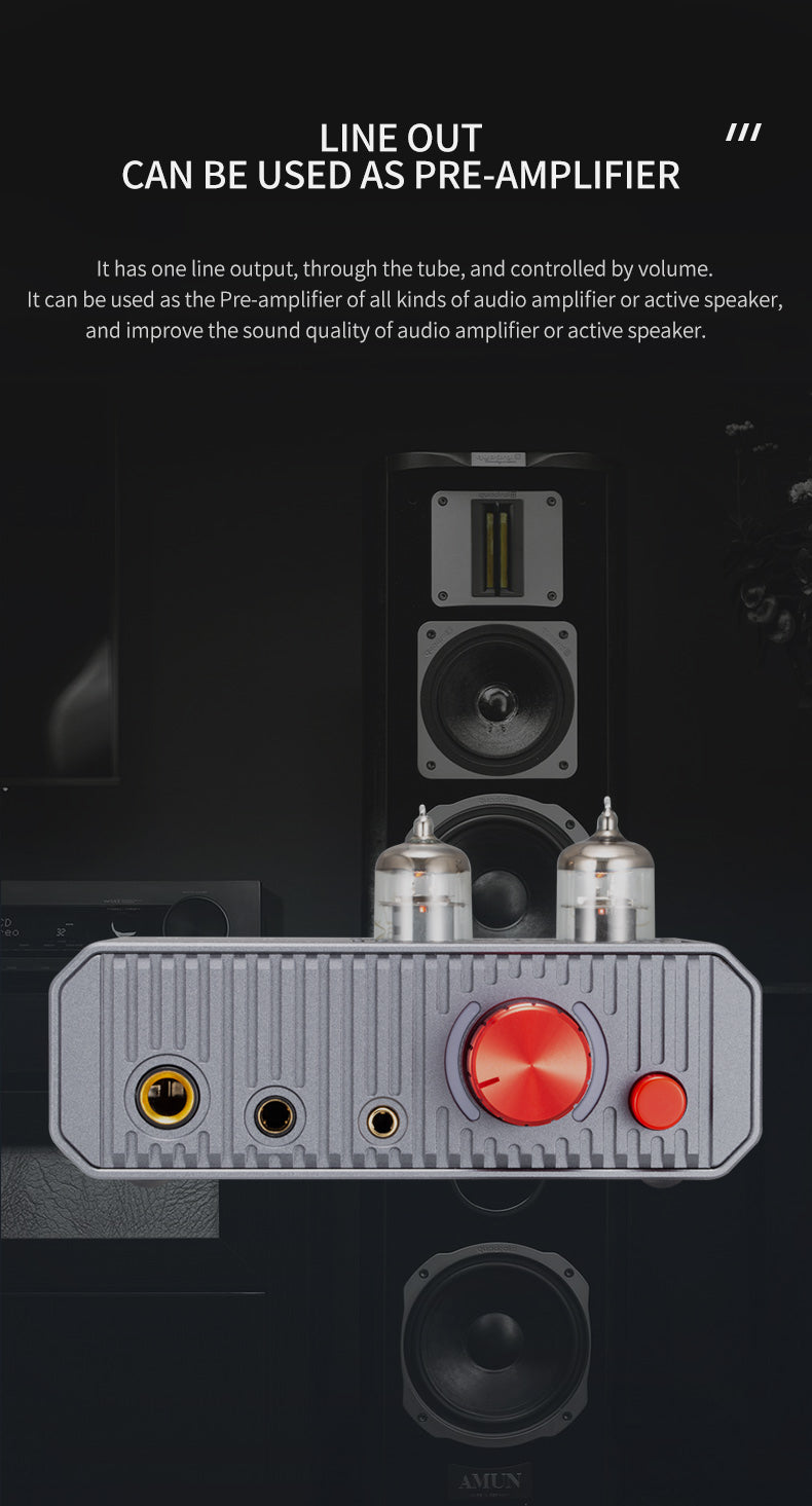 Apos Audio xDuoo Headphone Amp (Tube) xDuoo MH-02 USB DAC & Tube Headphone Amplifier