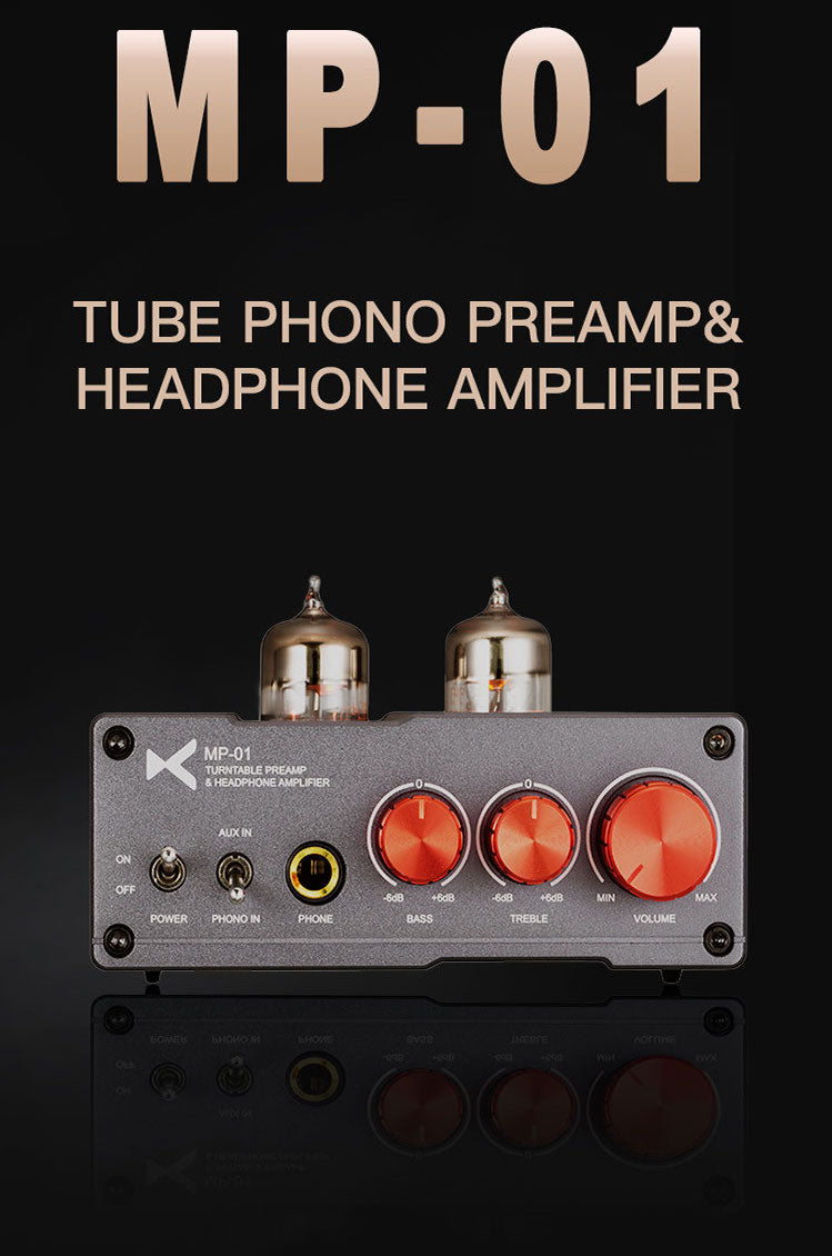 xDuoo MP-01 Tube Phono Preamp & Headphone Amplifier – Apos Audio