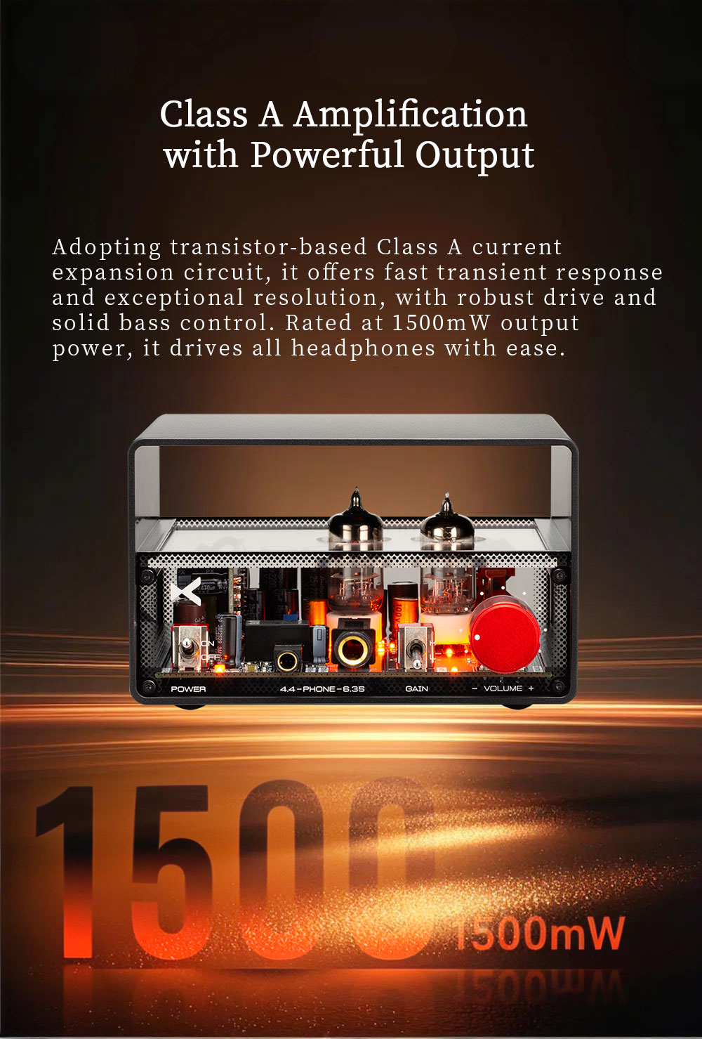 xDuoo MT-02 Hybrid Tube Headphone Amplifier