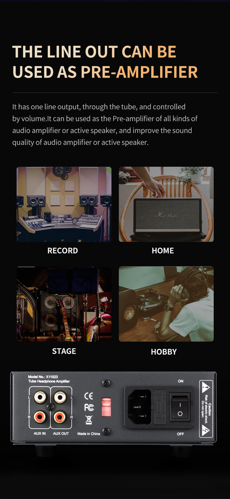 Apos Audio xDuoo Headphone Amp (Tube) xDuoo TA-66 Tube Amplifier