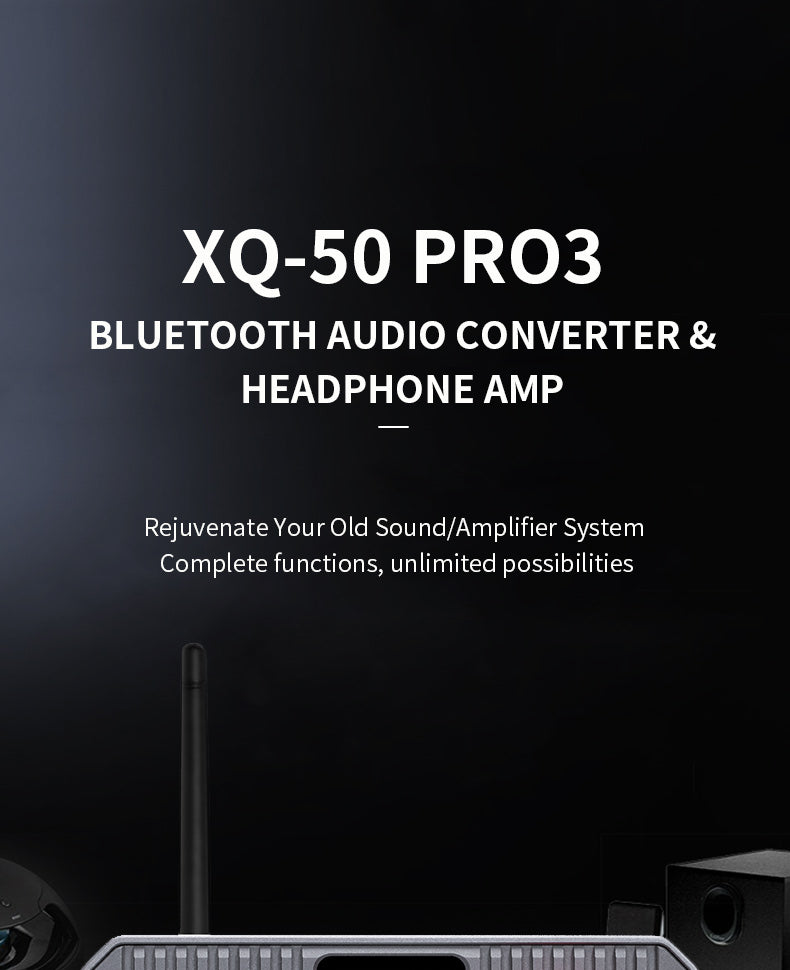 Apos Audio xDuoo Headphone Amp xDuoo XQ-50 PRO3 Bluetooth Audio Converter & Headphone Amp