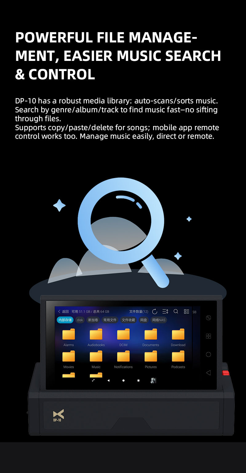 Apos Audio xDuoo Headphone DAC/Amp xDuoo DP-10 Digital Music Transport