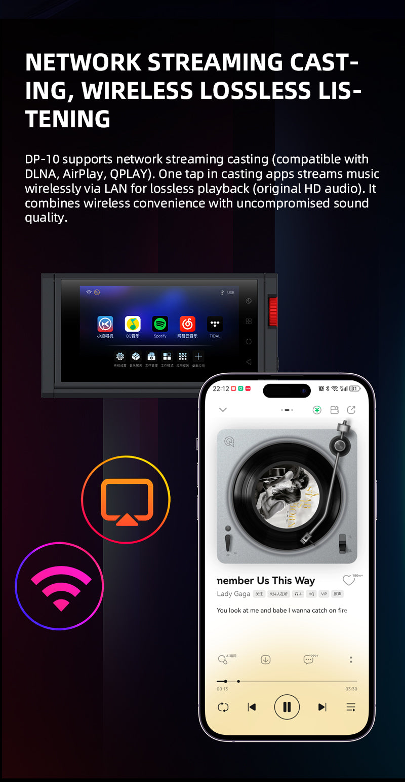 Apos Audio xDuoo Headphone DAC/Amp xDuoo DP-10 Digital Music Transport