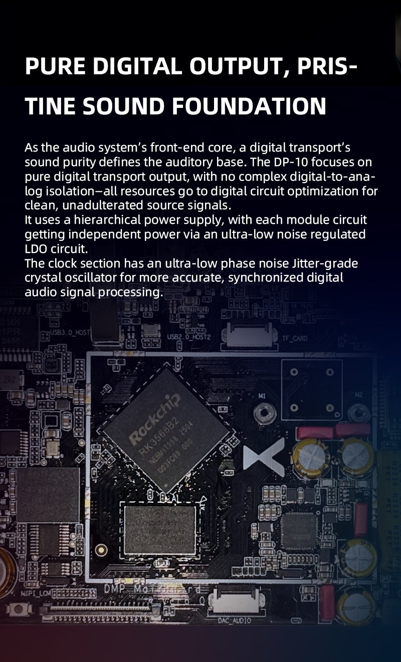 Apos Audio xDuoo Headphone DAC/Amp xDuoo DP-10 Digital Music Transport