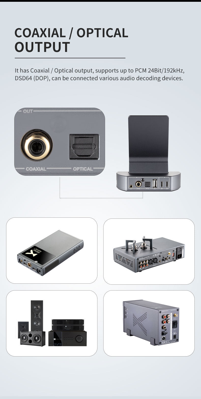 Apos Audio xDuoo Headphone DAC/Amp xDuoo DT-01 HIFI Phone DAC/Amp Dock