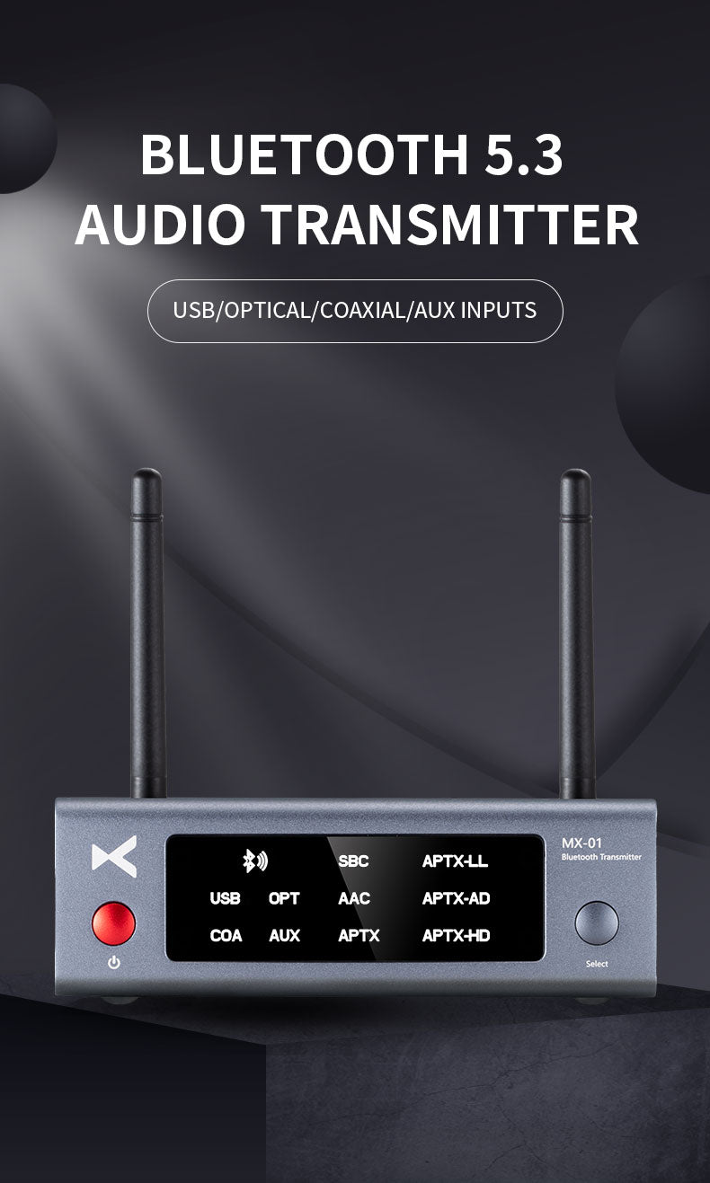 xDuoo MX-01 Bluetooth 5.3 Audio Transmitter – Apos