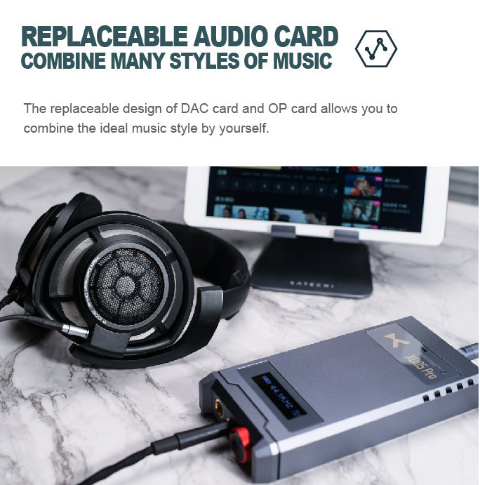 Apos Audio xDuoo Headphone DAC/Amp xDuoo XD05 Pro (XD05Pro) Hard Nucleus Modular DAC/Amp (Apos Certified Refurbished) XD05 PRO with ESS DAC Card - Like New