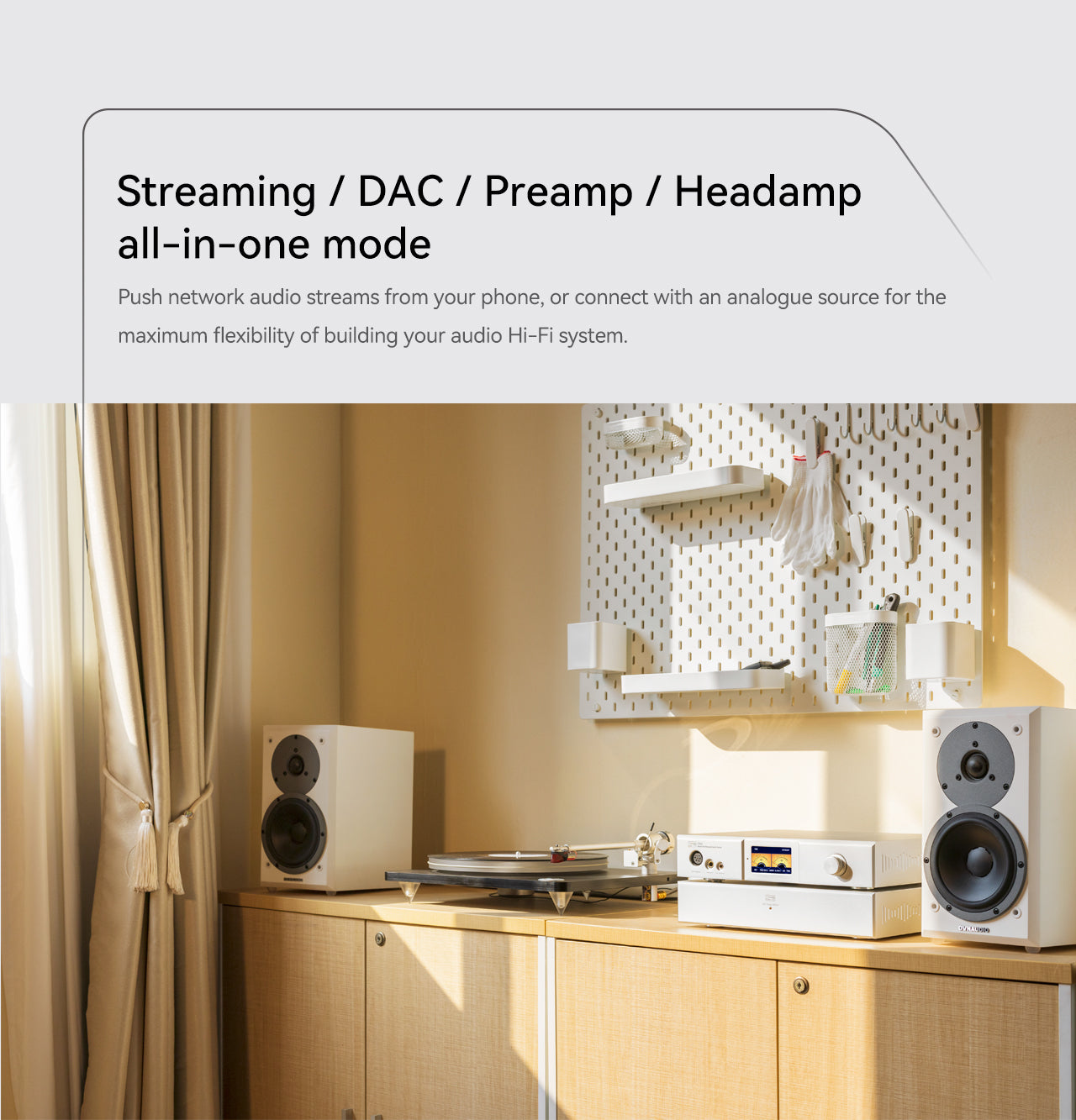 Apos Audio Yulong DAC (Digital-to-Analog Converter) YULONG DA2 All-in-one Personal Audio Center Pre-amp / Head amp/ DAC