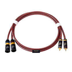 Apos Audio ZY Cable ZY 2RCA to 2XLR-M Signal Line Zy-396 Cable (Apos Certified) 1m - Like New