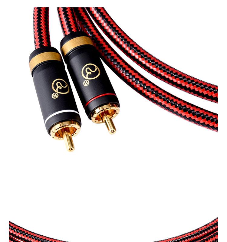 Apos Audio ZY Cable ZY 2RCA to 2XLR-M Signal Line Zy-396 Cable (Apos Certified) 1m - Like New