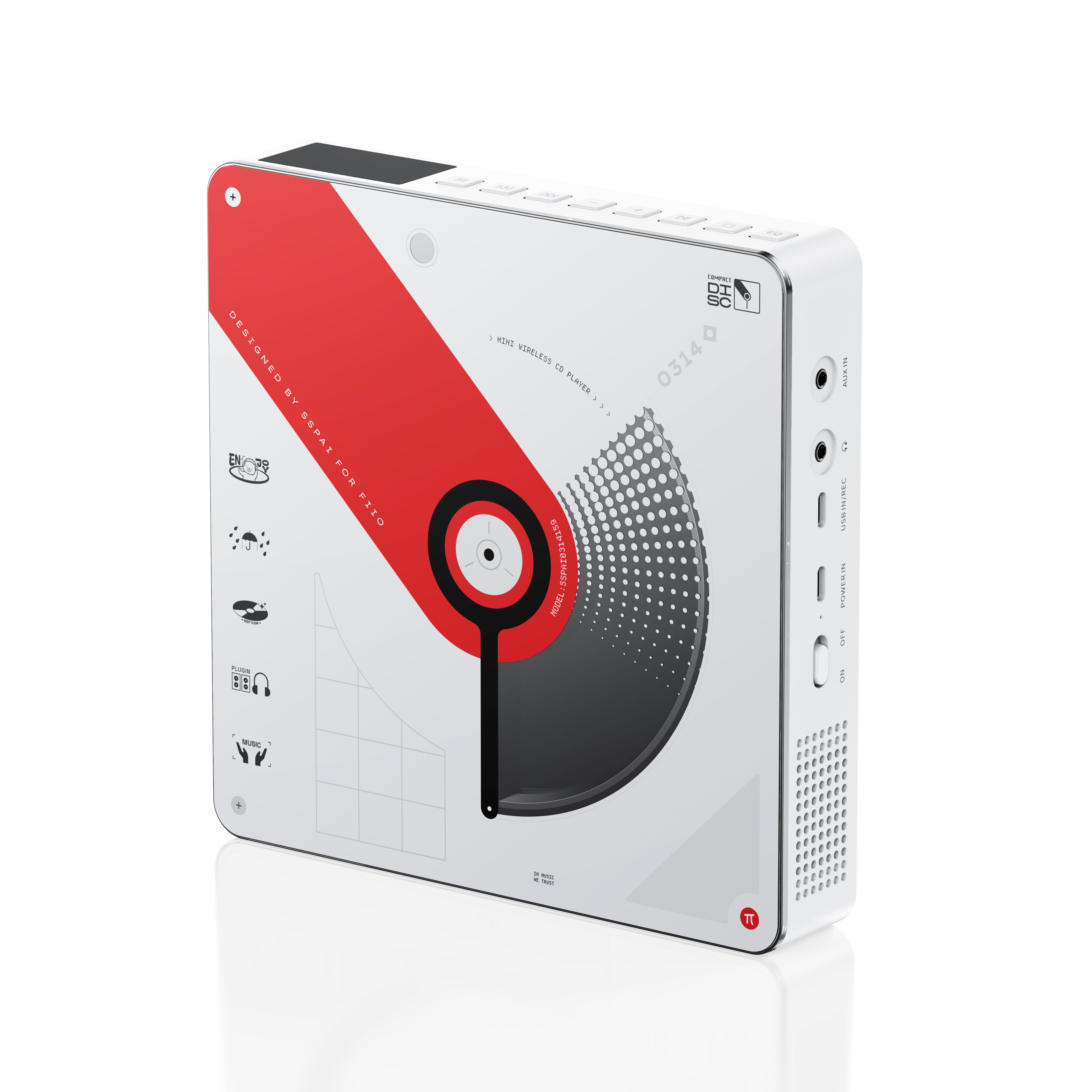 FiiO Snowsky Beatbox Multifunctional Portable CD Speaker