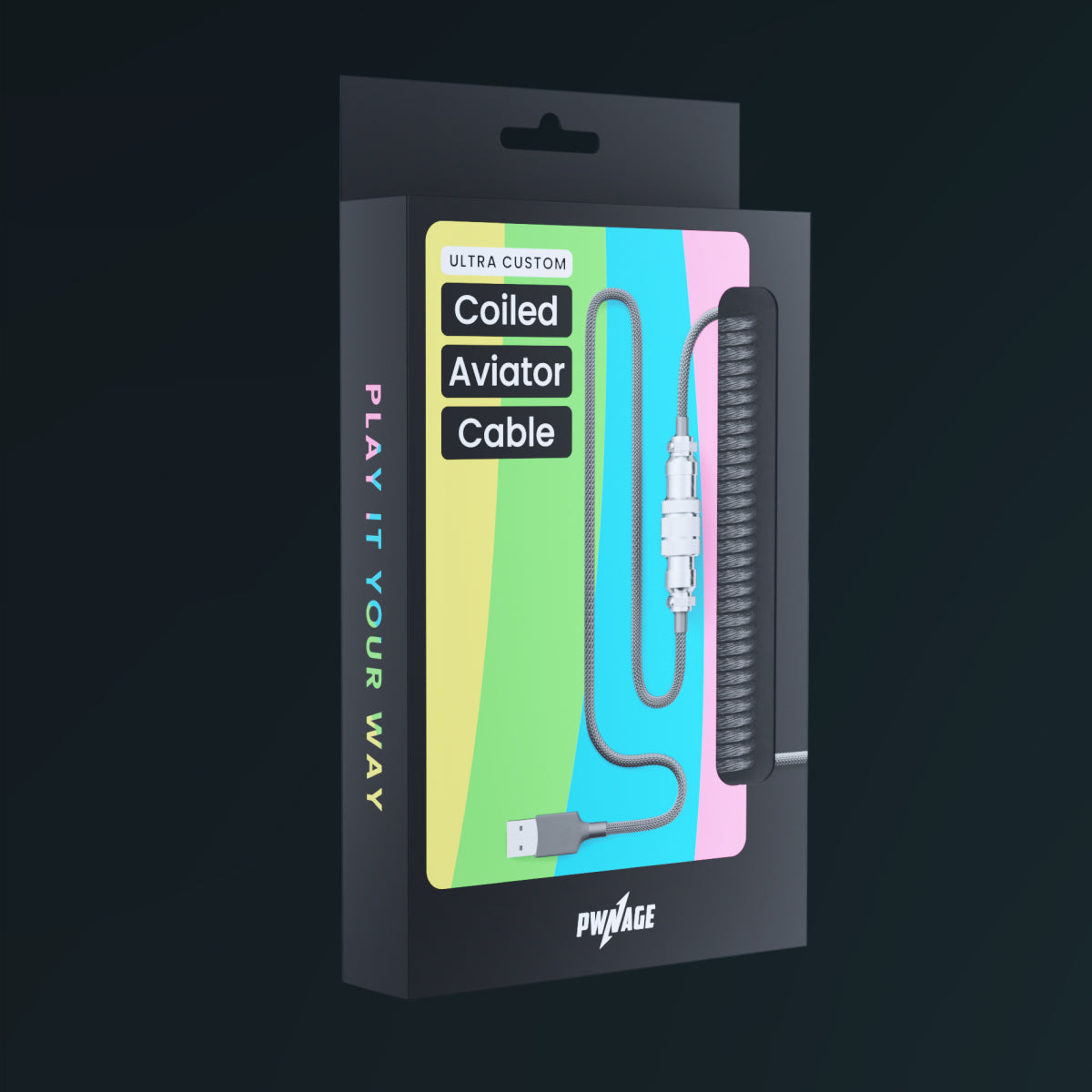 Aviator Coiled USB C Cable