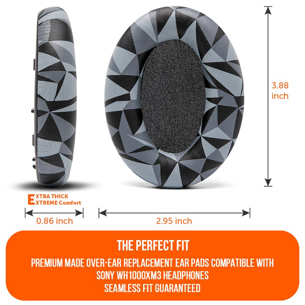 Apos Audio Wicked Cushions Ear Pads Ear Pads For Sony WH1000XM3 Over-Ear Headphones