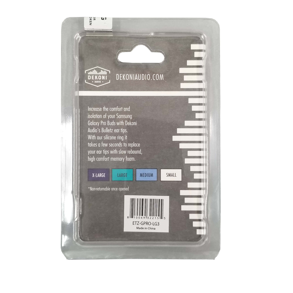 Memory Foam IEM Tips Black - Samsung Galaxy Buds Pro