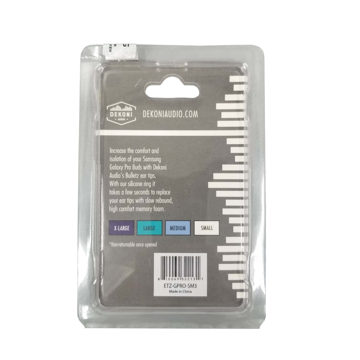 Memory Foam IEM Tips Black - Samsung Galaxy Buds Pro