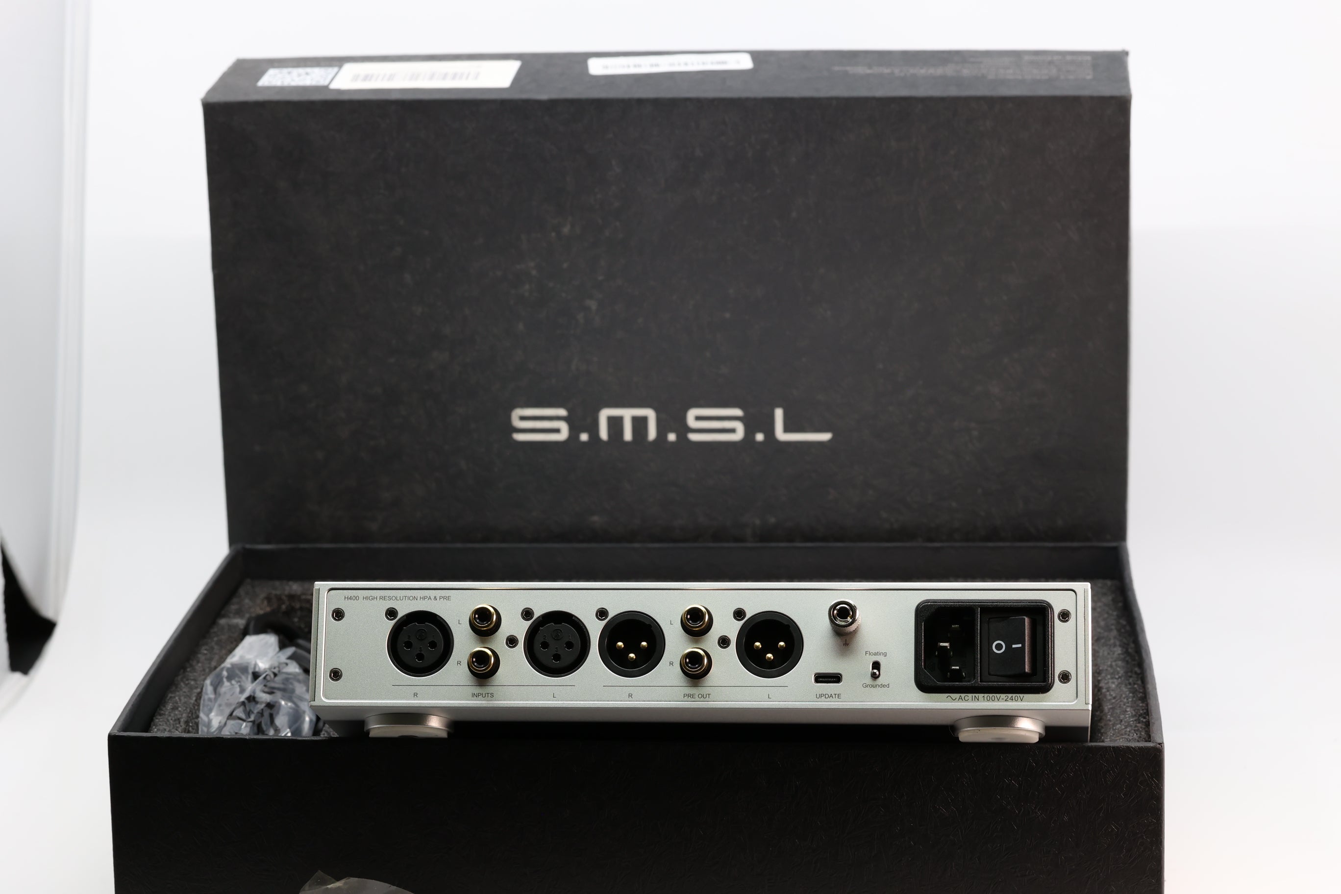 SMSL H400 High-End Fully Balanced Headphone Amplifier Silver