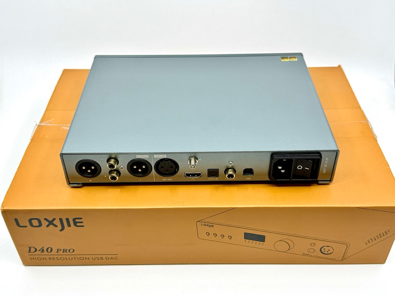 LOXJIE D40 Pro ES9039MS Pro Decoder Headphone Amplifier (Gray)