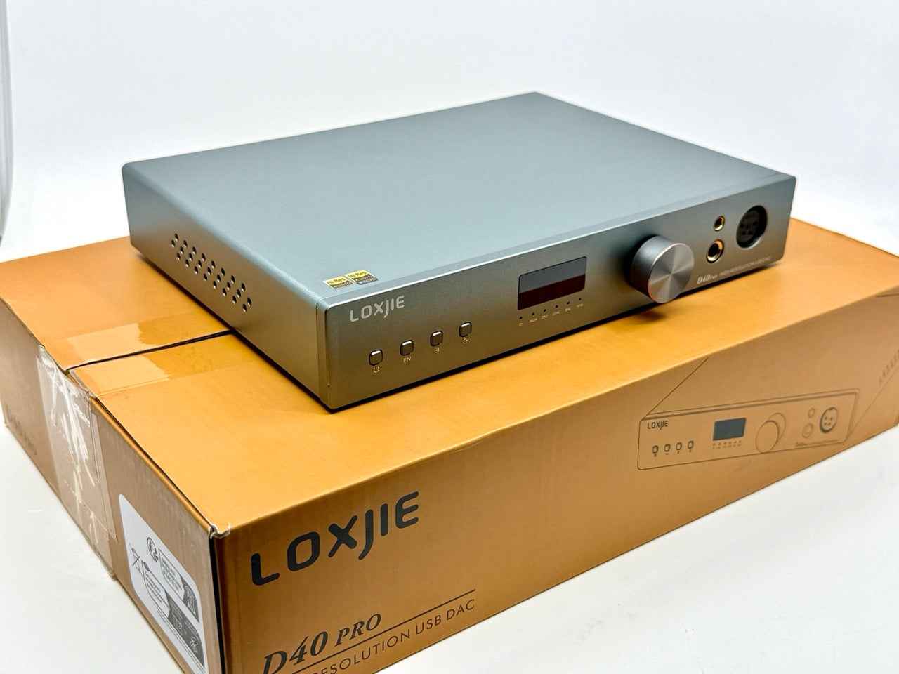 LOXJIE D40 Pro ES9039MS Pro Decoder Headphone Amplifier (Gray)