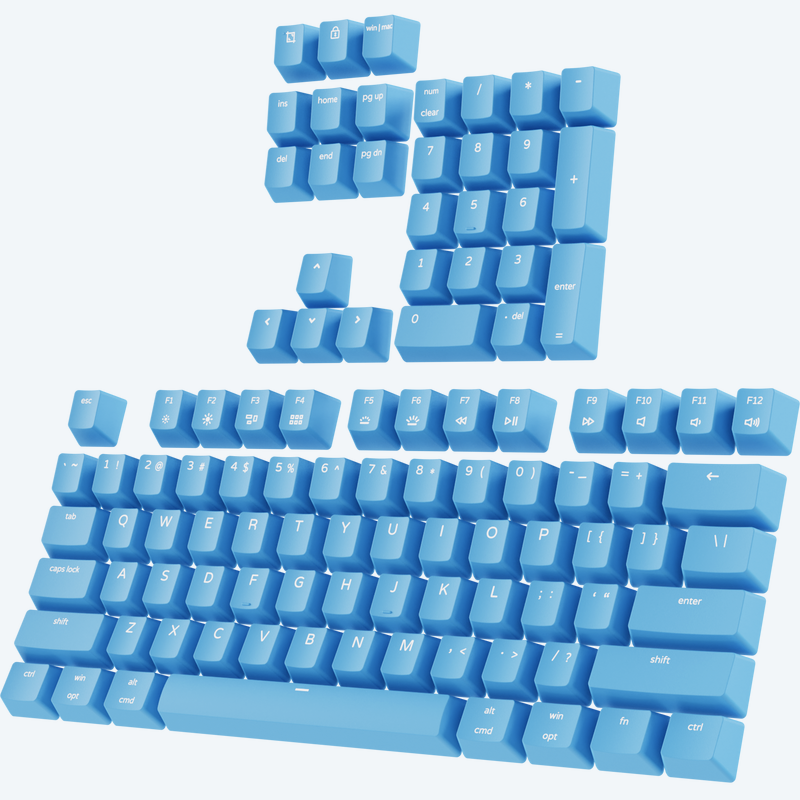 Pwnage Ultra Custom Keycap Set Doubleshot PBT Shinethrough (Open Box — 2 Pack)